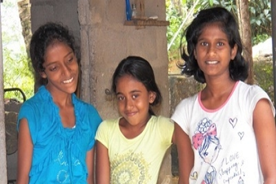 Nirupa, 13, can now walk to school without difficulty with the construction of a high-quality road
